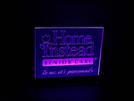 12 inch LED Edge Lit Sign